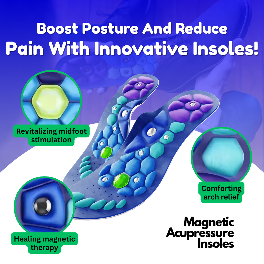 Anti‑Fatigue Magnetic Therapy Insoles