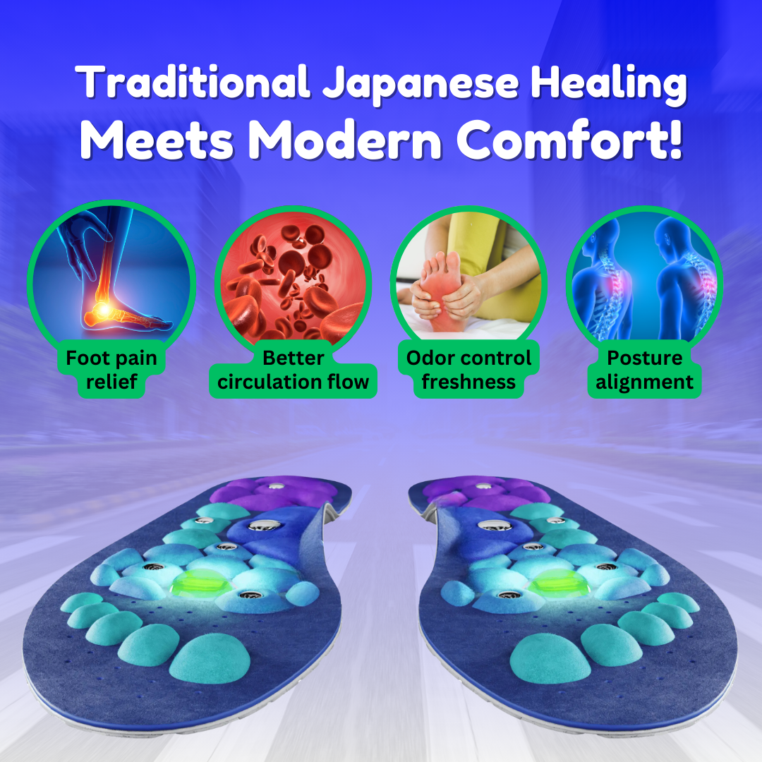 Anti‑Fatigue Magnetic Therapy Insoles